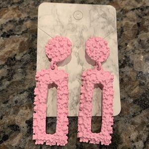 Rectangle Eardrop Earrings